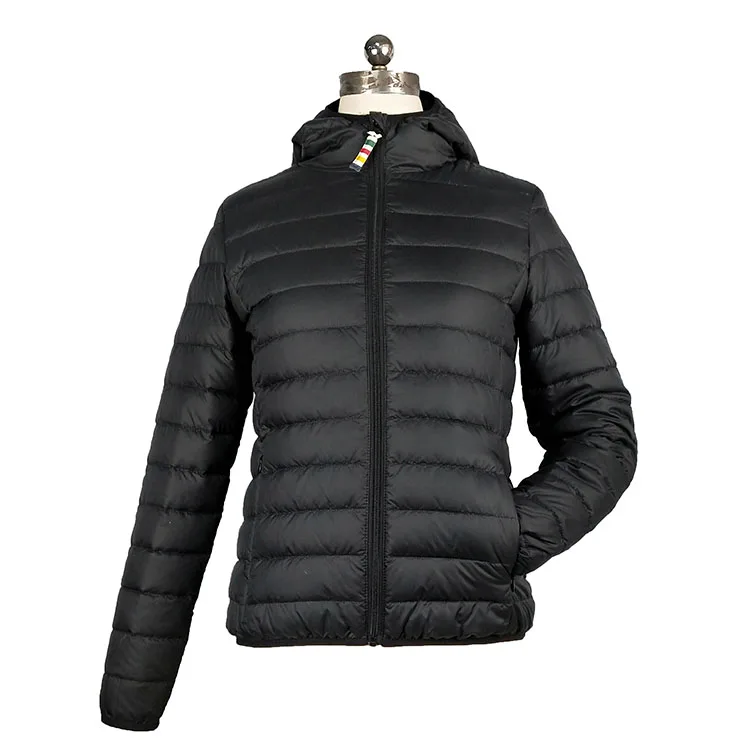 

Women Lightweight Classical Style Down Hooded Packable Jacket