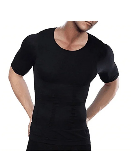 

Quick Dry The Sport Suit of Men Short Sleeves Breathable Muscle Shirts Fitness Sportwear White Color