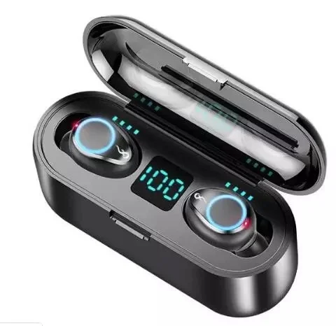 

Popular Cellphone Wireless Blue tooth Earphones For All Mobile Phone Headphone With Pow Bank Charging Case