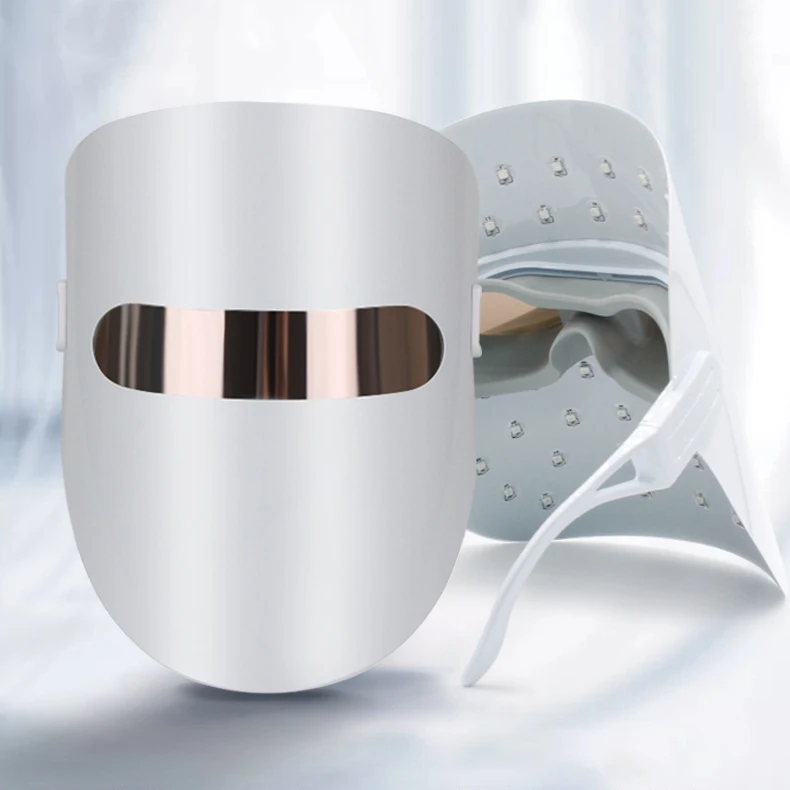 

Household Led Light Face Beauty Facial Mask for Skin Rejuvenation, Whtie