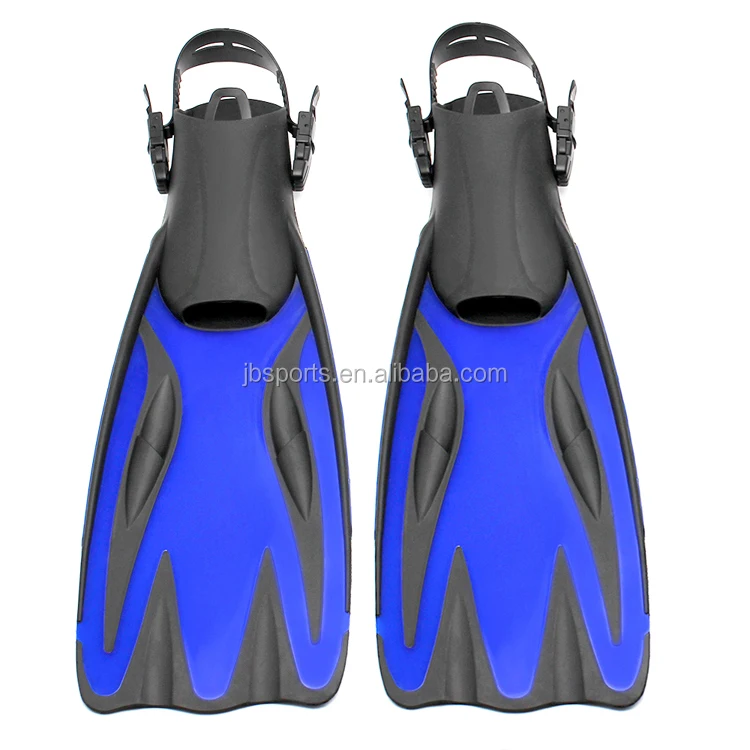 New Arrival Open Heel Long Blade Swim Training Fins Diving Fins For