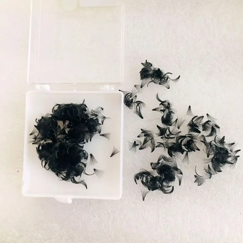 

Wholesale Premade Fans 4D Russian Volume Lashes Own Brand Eyelashes Premade Loose Volume Lashes Eyelash Flower Eyelashes, Black or according to client's special request