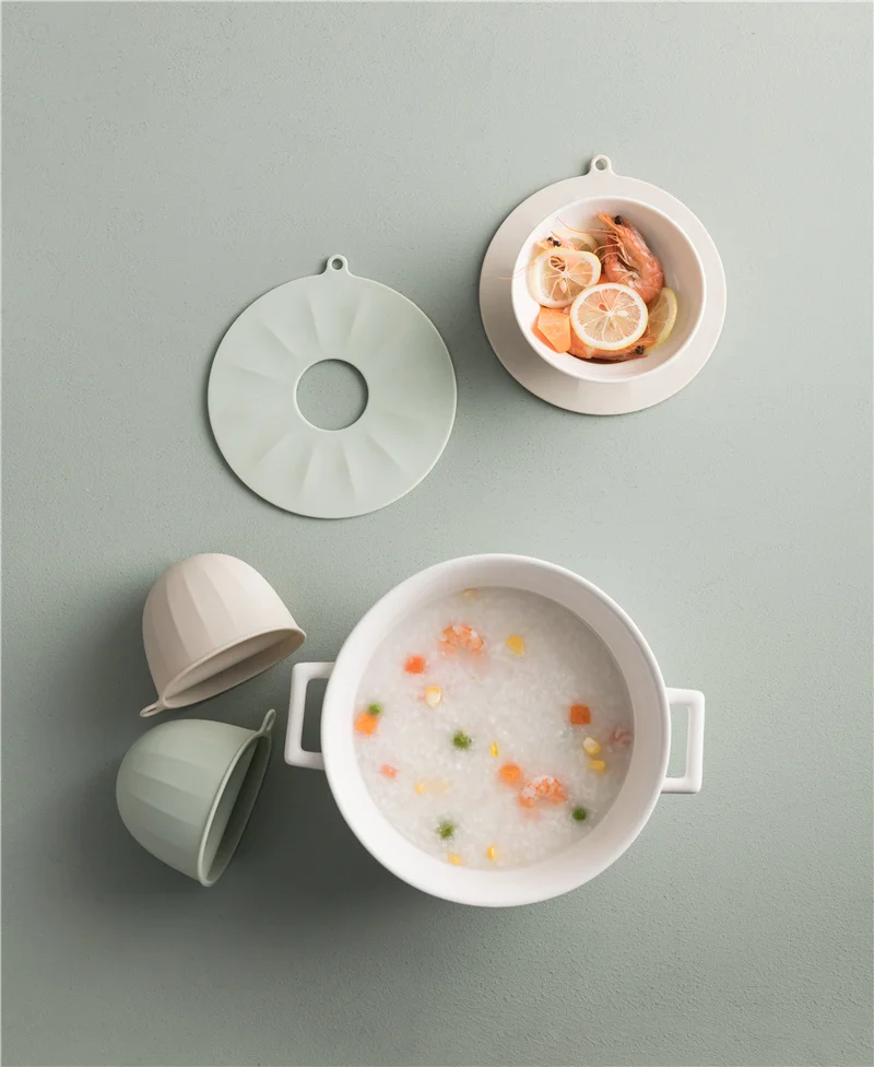 

Kitchen Heat Resistant Anti Slip Glove Baking Holder Silicone Oven Mitt