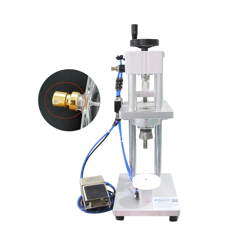 

Semi automatic manual crimping machine perfume bottle capping making machine