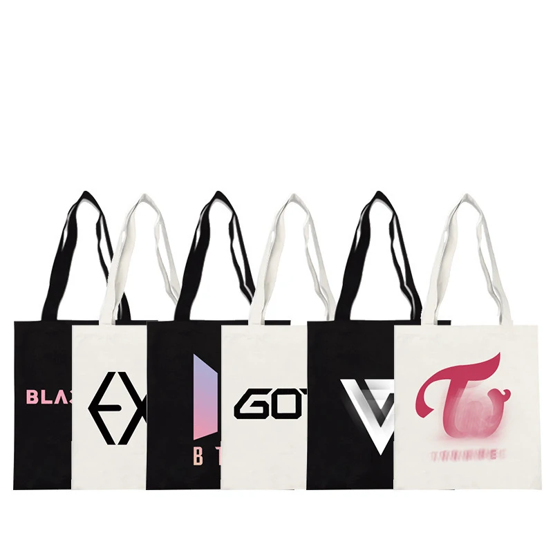 

Wholesale Hot Selling Custom Kpop Merchandise Black Pink Bt21 School Storage Bag, As picture