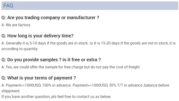 FAQ