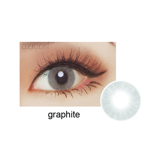 

Fancy color HD graphite contact lens new look super natural colored contact lenses