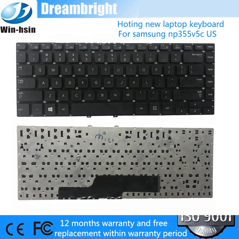 100% New Us Laptop Keyboard For Samsung Np355v5c Np355e5c Np350v5c ...