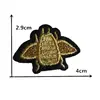 Embroidery Gold Bee Patch Cartoon insect Sticker DIY Sewing Fabric Appliques Handmade Badge Patches for Clothes