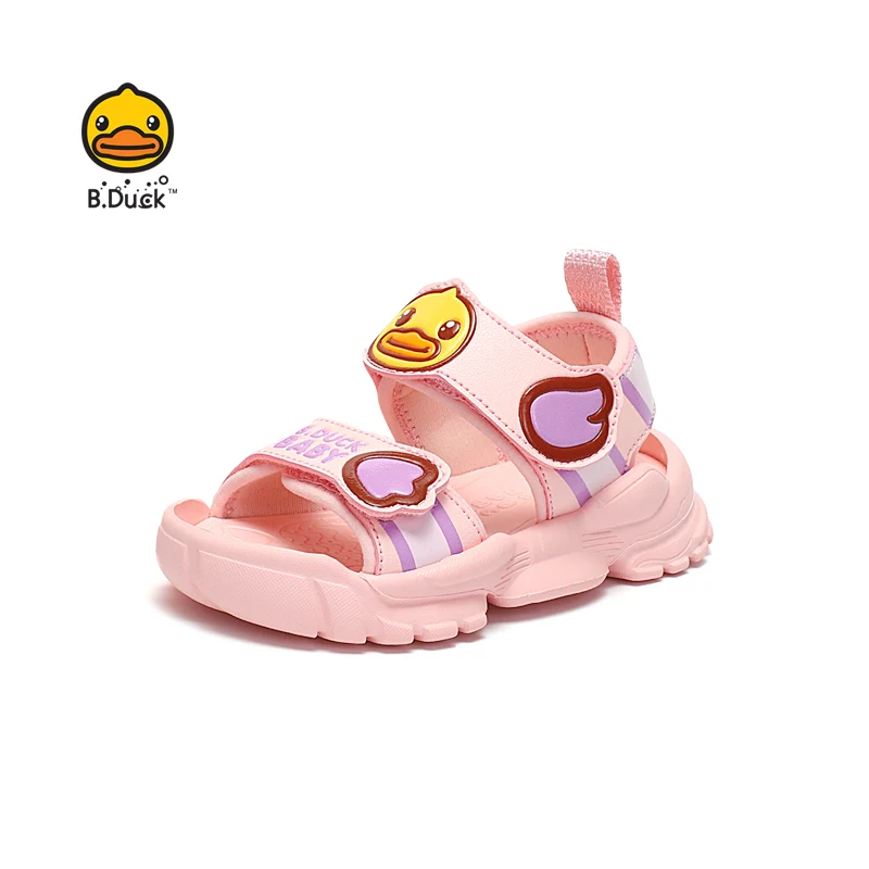 

2021 Comfortable Wholesale BDUCK Summer EVA Collision Sandal for kids sandals, Yellow,pink,beige