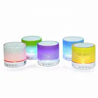 

2019 best selling mini crack speaker colorful LED Bt wireless portable speaker A9