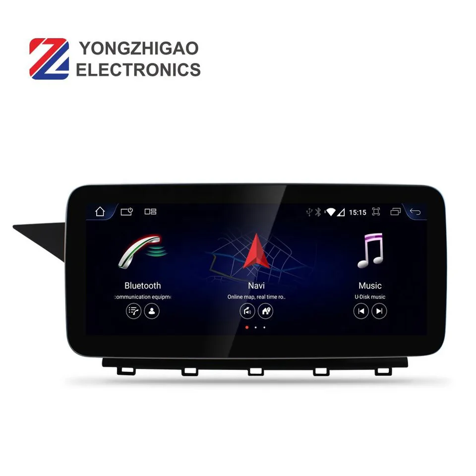

YZG Car DVD Player 10.25 Inch 8+64GB Android 12 Touch Screen Carplay DVD GPS Radio Multimedia For GLK Class X204 2008-2014