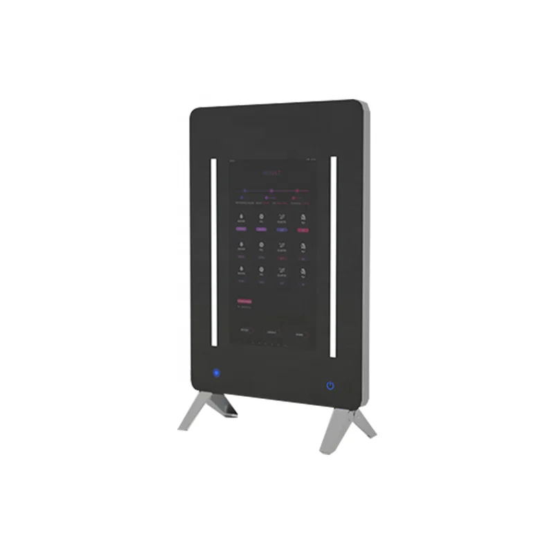 

Beauty Salon Portable Skin Elasticity Tester Skin Analyzer Magic Mirror For Sale, Silver and black