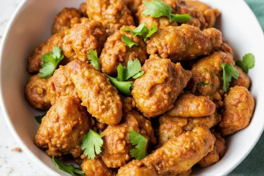 Home cook preparing Ethiopian chicken stew