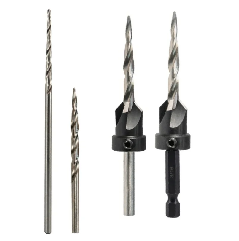 Conical Tapered Flute Replacement Hss Taper Drill Bit With Countersink