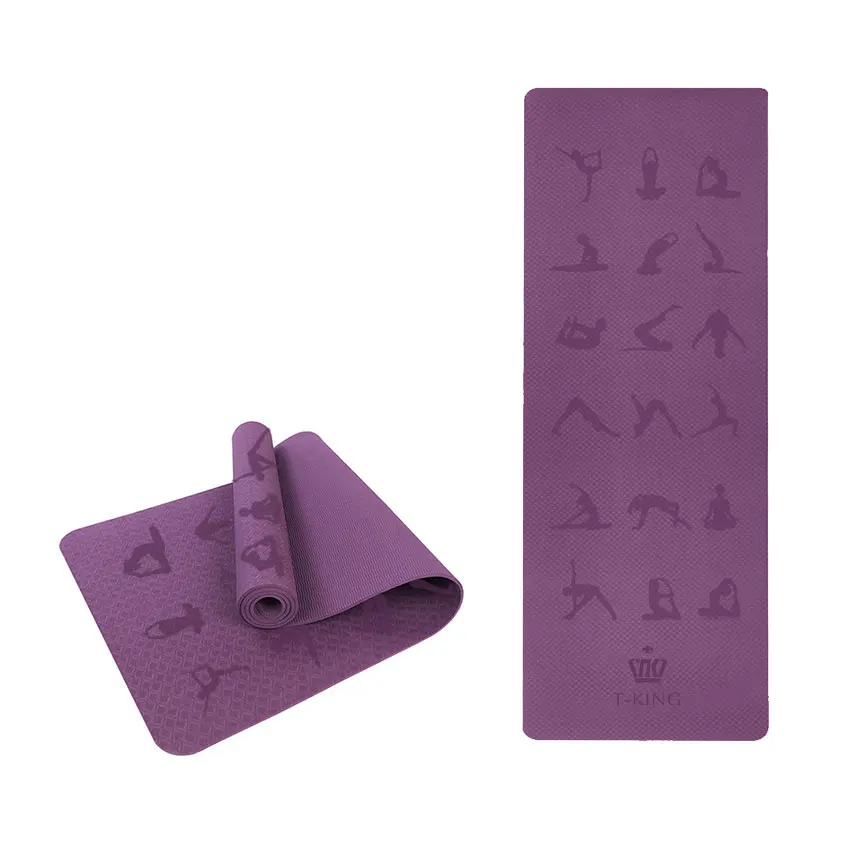 

Hot sale high quality new design custom eco friendly tpe yoga mat, Customized color