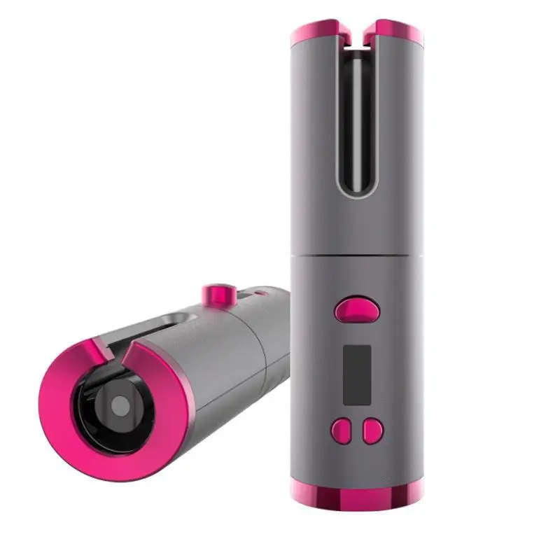 

Cordless Portable Usb Rechargeable Hair Curler Automatic