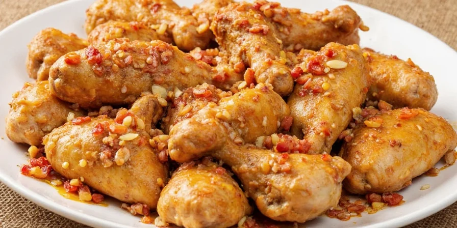 Golden Chicken Platter with Herbs