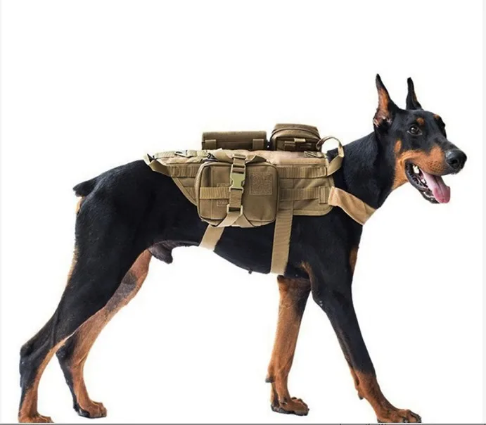 

Military Protective Dog Tactical Vest Kit for Training, Black,khaki,green,cp