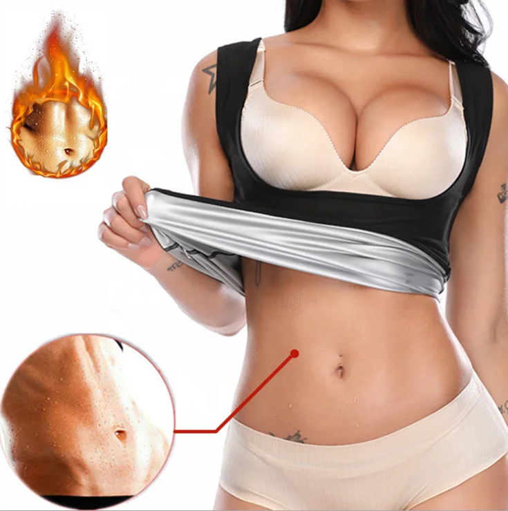 

Hot Selling Women's sweat belly tuck fitness running shapewear yoga suit vest