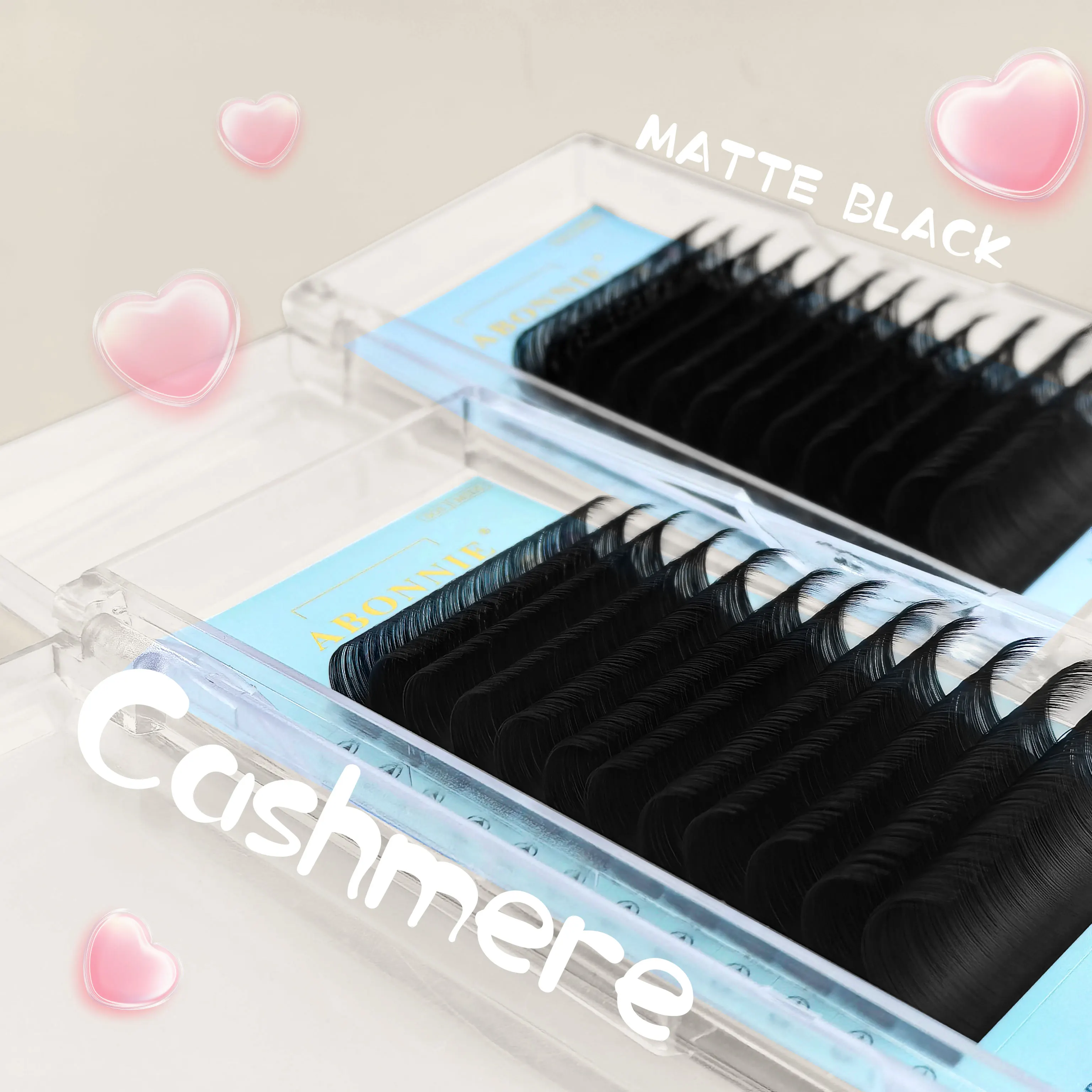 Abonnie Dark Lash Trays Russian Volume Eyelash Extensions