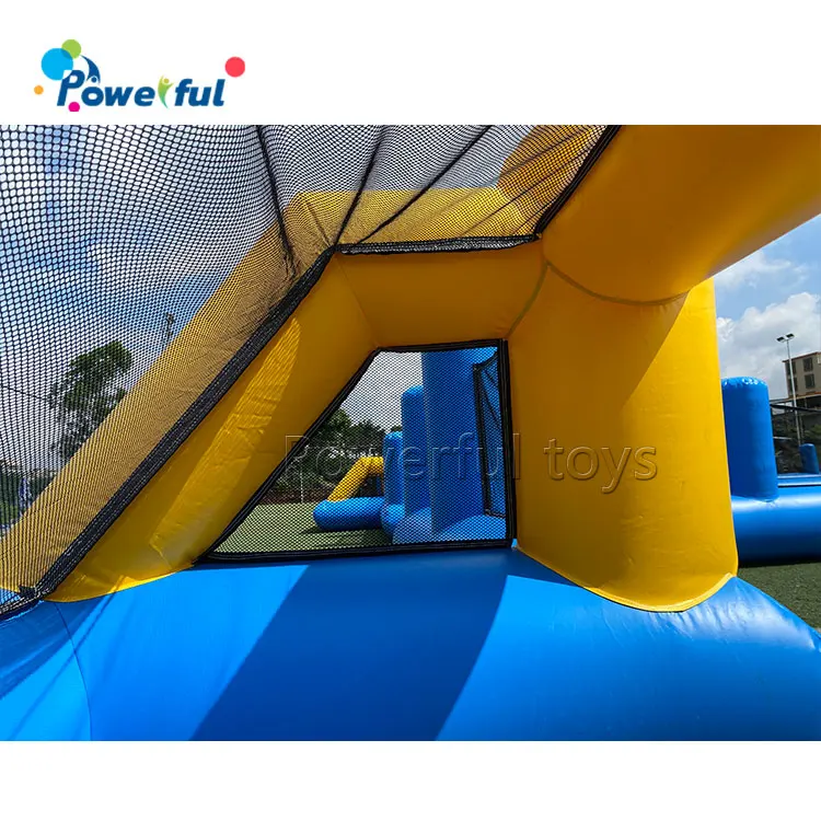 New PVC material inflatable soccer field for sale inflatable soccer field durable football pitch