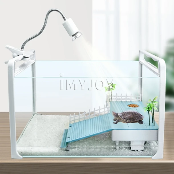 

mini fish tortoise turtle Aquarium glass tank Turtle Cage fish tank turtle tank aquarium for sale, White