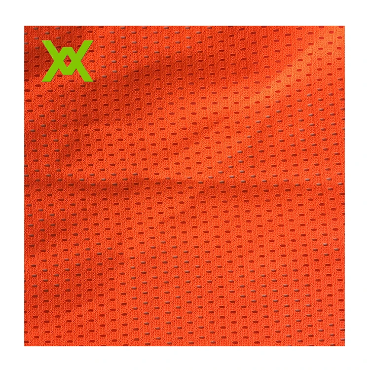 Wx Knitted 100% Polyester Printed High Visibility Fluorescent Net Mesh ...