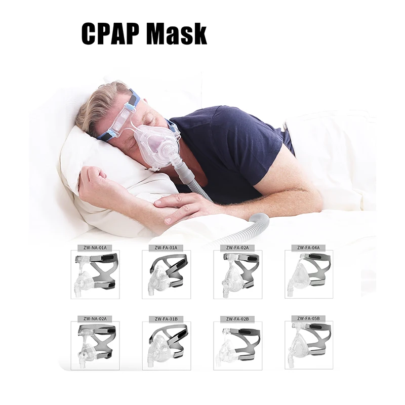 
NA-01A High-Quality Silicone CPAP Nasal face shield for BMC Resmed Respironics OSHAS CPAP machine 