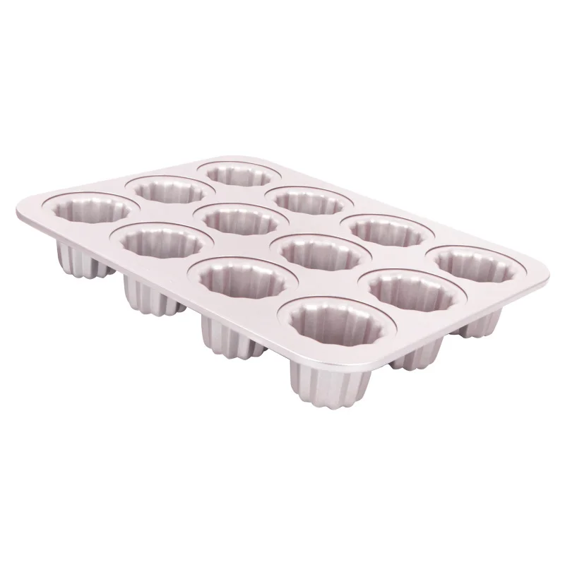 

New arrival popular carbon steel 12 cup champagne gold can mold