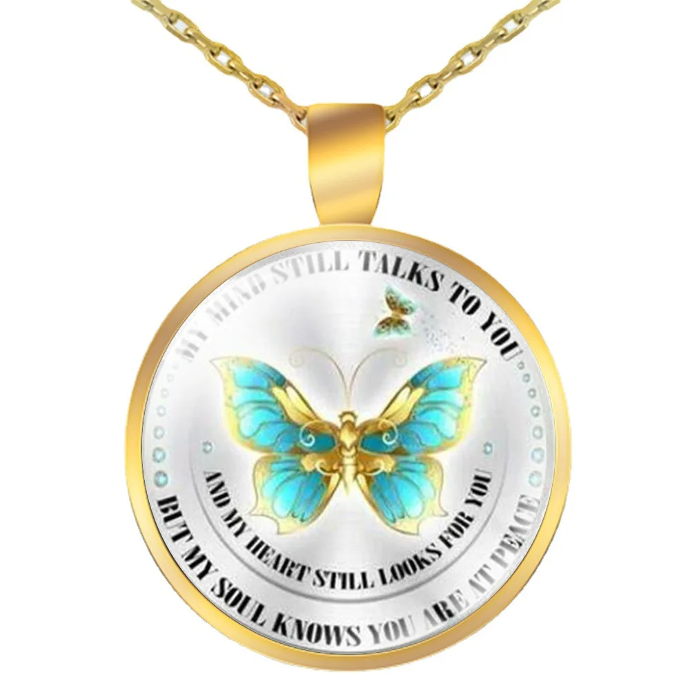 

Stainless steel Hummingbird butterfly dragonfly Time Gem Necklace, 12 color available