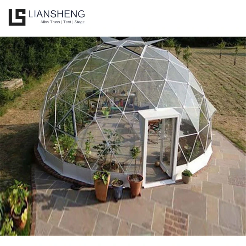 

Outdoor 5 M Clear Garden Igloo Geodesic Dome Tents Glamping For Sale