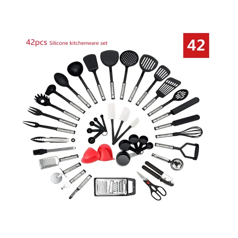 

40 sets of nylon kitchenware Stainless steel kitchen gadgets kitchen accessories