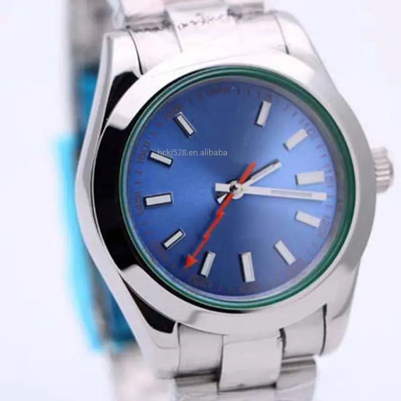 

Luxury Automatic Men&#39s Mechanical Watch Milgausses 126610 2021 New Model Stainless Steel eta2813 Movement Watches Green Dial
