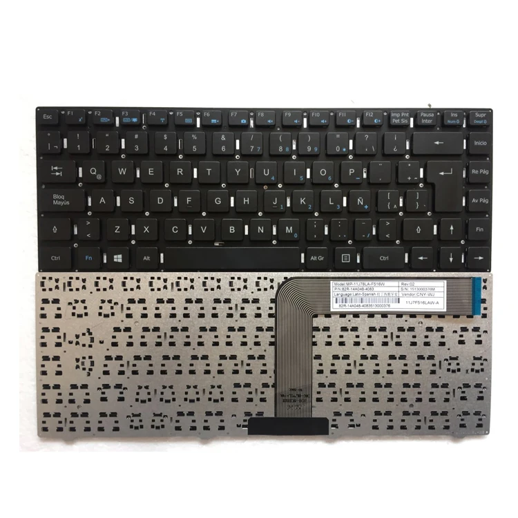 

HK-HHT New Teclado MP-11J78LA-F516W laptop keyboard