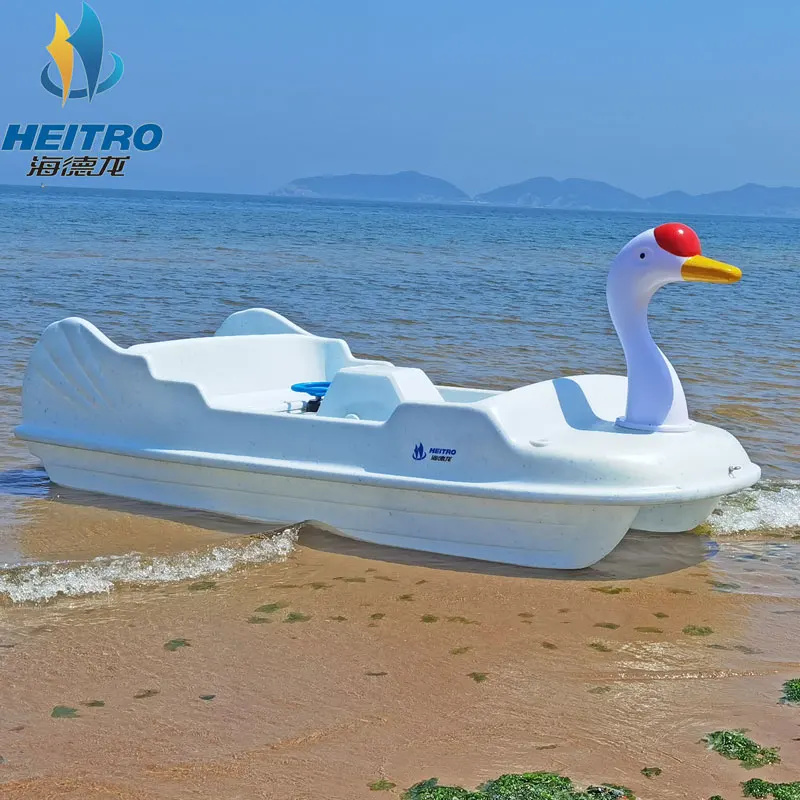 

yellow duck pedal and electric boat for amusement park or lake, Customized