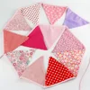 Decorative hanging color colorful hang fabric bunting string flag banner on string