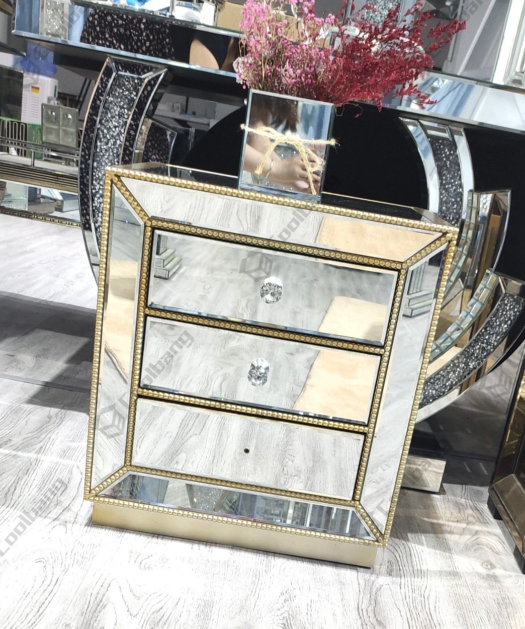 Wholesale Bedroom Antique Mirror Bedside Table Buy Mirror