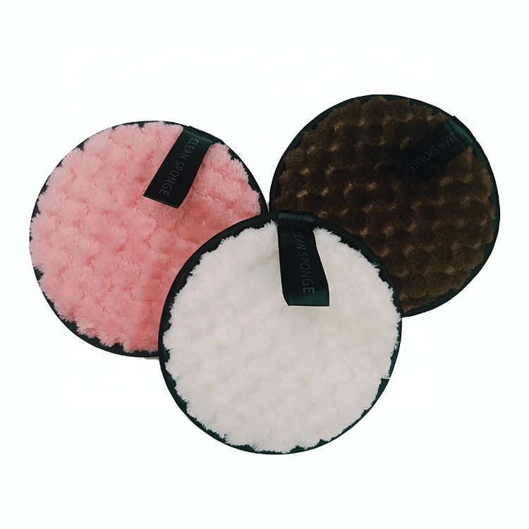 

Round pad Makeup Remover Bamboo Cotton Custom Oem Box Hemp Logo Comfortable Washable remover pad, Colorful