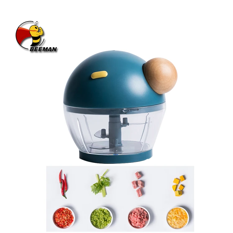 

Beeman Mini Manual Slicer Blender Food Vegetable Meat Onion Garlic Cutter Mincer Chopper For Sale