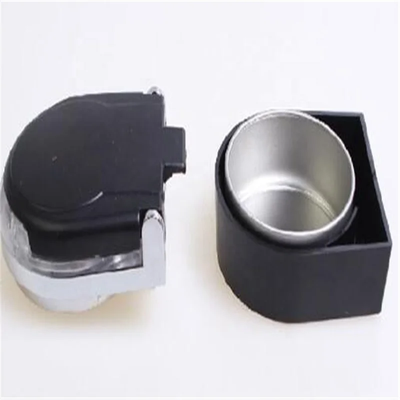 

Metal Detachable Upscale LED Light Car Ashtray, Sliver/blue/black