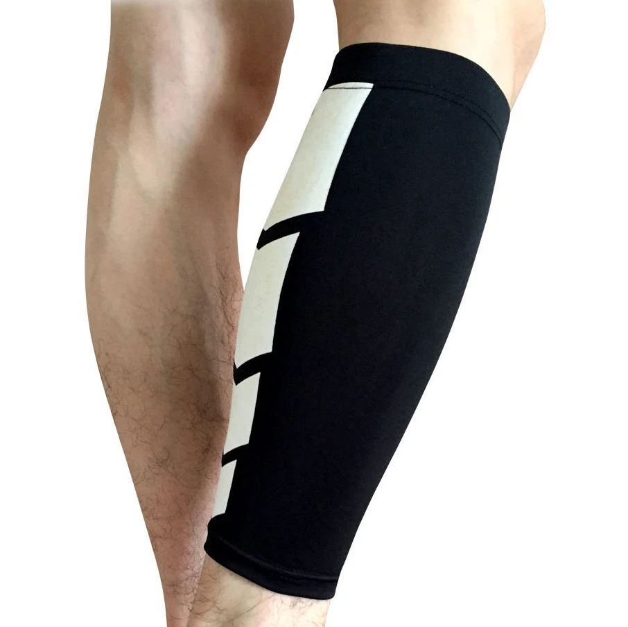 

5 colors athletic leg Sleeve compression leg calf sleeve supporter custom logo men women running basketball sports calf sleeves, 4 colors