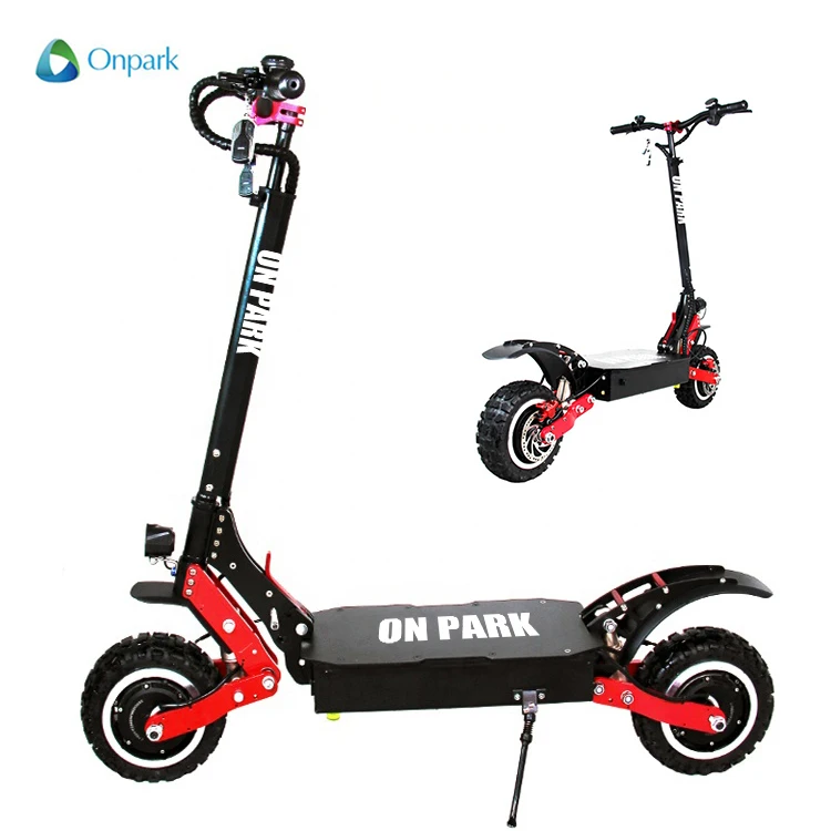 

11 inch fat wheel tire dual motor powerfull electric scooter for big man