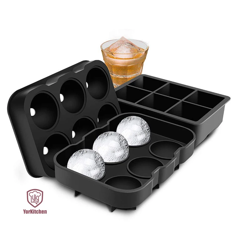 

High standard Ice Cube Trays Large Square Cube Tray Ice Mold