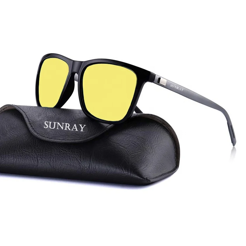 

Fashion Driving Sunglasses Mens Night Vision Driving Aluminum Sport Sunglasses Polarized Sun Glasses, Mens Sunglasses/