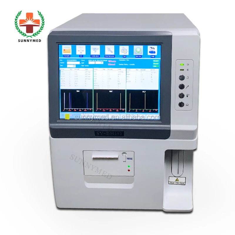 Sybh192 Three Part Hematology Analyzer Fbc Machine Full Blood Count