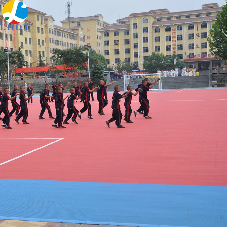 

High quality soccer court outdoor playground mat interlocking flooring for sale, Black, white, grey, blue, green, yellow, red, orange