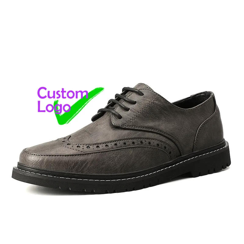

lace Murah Scarpe Pelle Pointed Toe Low Heel Uomo Leather Formal Shoes Yeni Stiller Business Vegan Chaussures Homme Cuir
