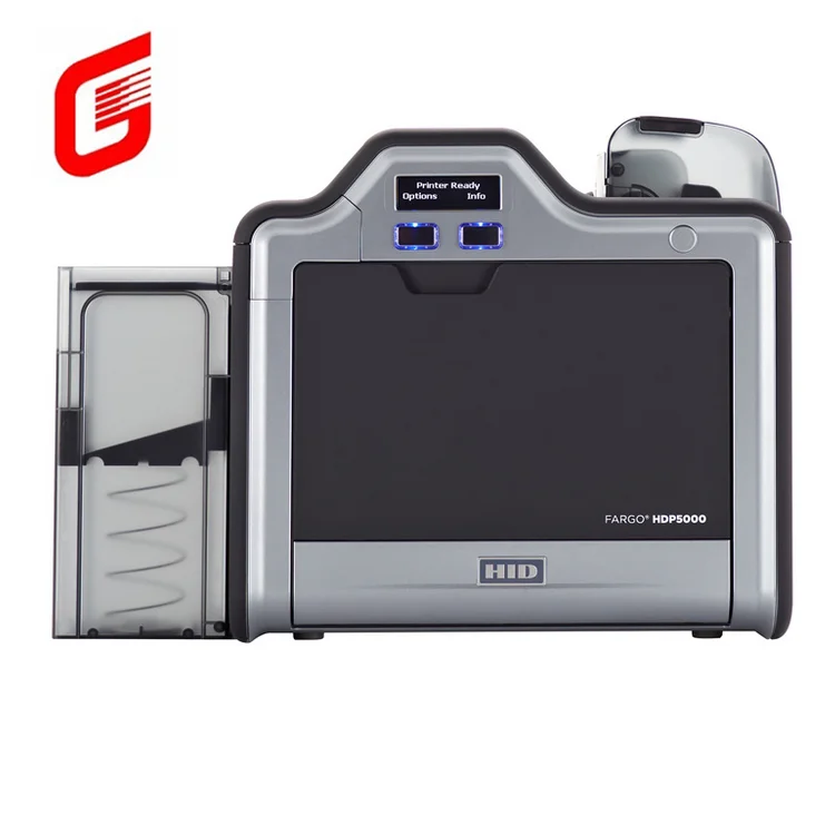 Fargo HDP5000 single-sided or Dual-sided Smart ID card printer