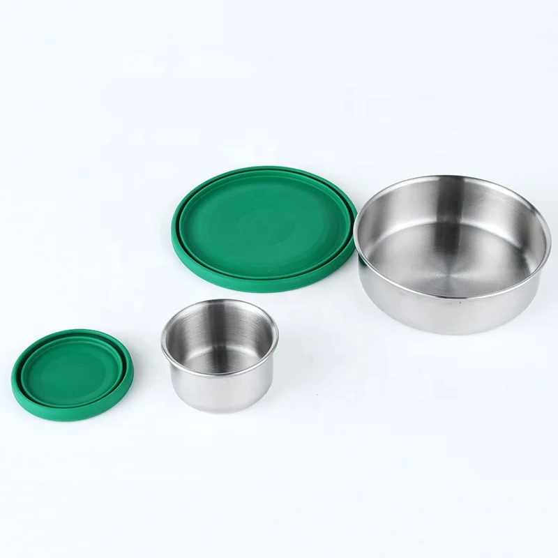 Customized Food Container Unique Sandwich Portable Microwave Leak Proof Tiffin Stainless Steel Loncheras Kids Bento Lunch Boxes